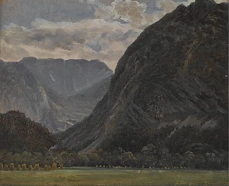Ai piedi della montagna